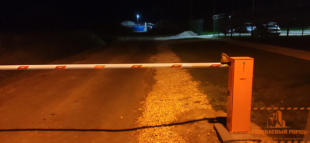 Установка популярного шлагбаума CAME